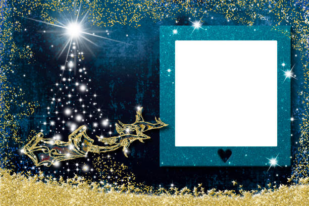 istock Christmas photo frame greetings cards 1076894044