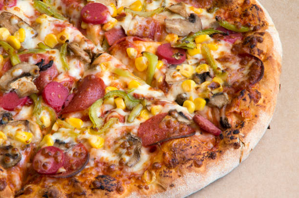 istock Hot Homemade Pepperoni Pizza Ready to Eat 1076924046