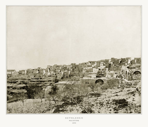 istock Bethlehem, Jerusalem, Antique Palestine Photograph, 1893 1076927164