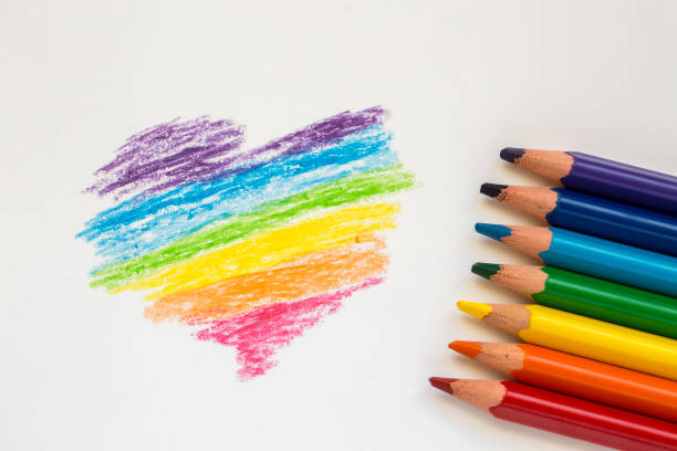 istock Colorful rainbow figure on the white background 1076928034