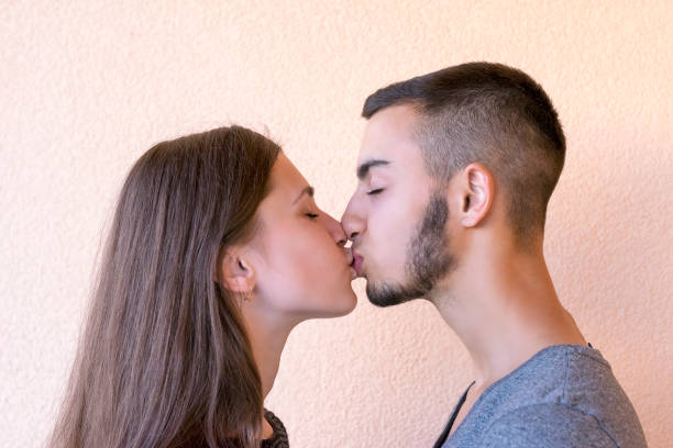 istock Touching moment of girlfriend and boyfriend 1076929962