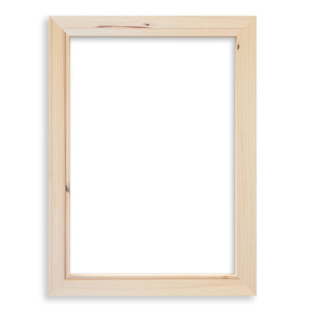 istock Frame wooden isolated with clipping path and mock-up 1076941480
