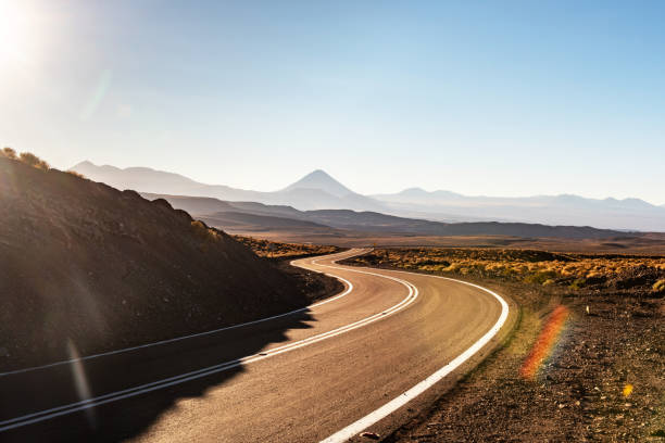 istock Highway in Atacama desert 1077005096