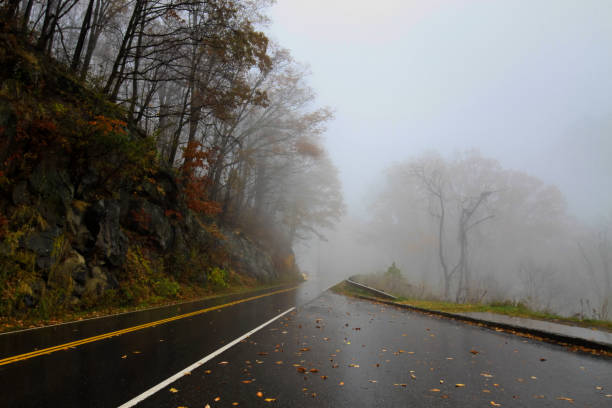 istock Cold Raining Smoky Mountain National Park 1077006534