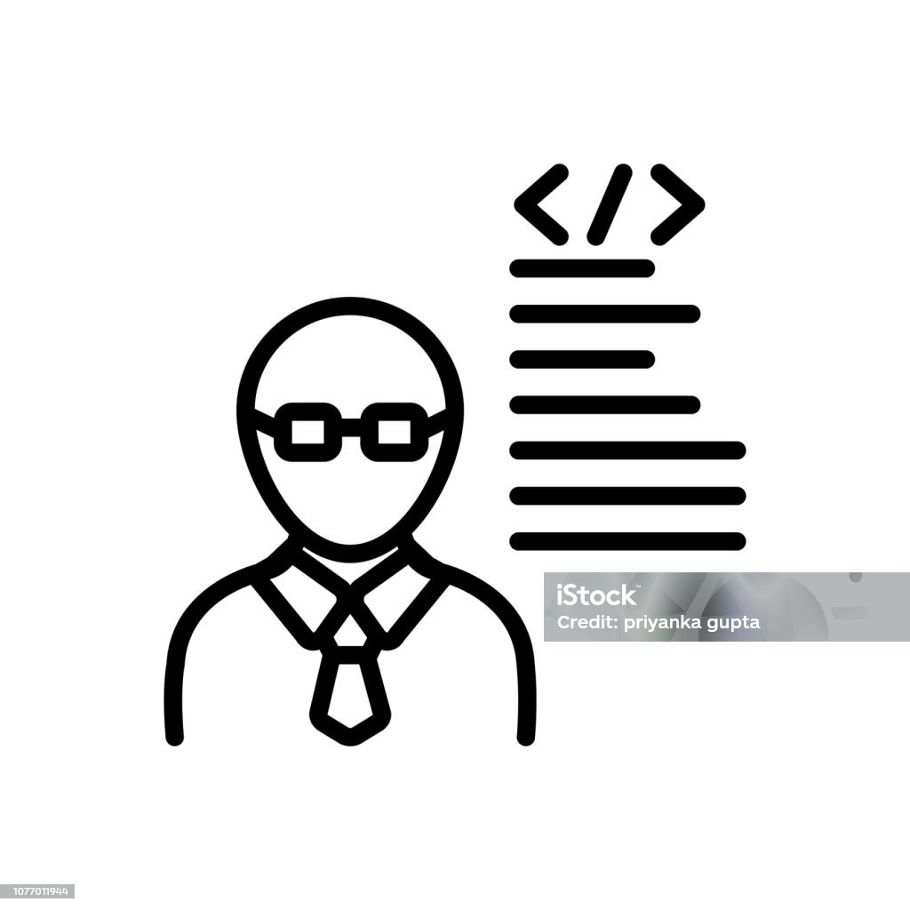 Dev Coder Sign Developer Programmer Stock Illustration - Download Image Now - Adult ...
