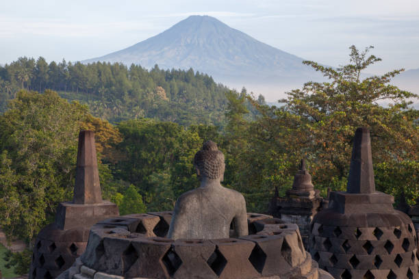 istock Borobudur Temple at sunrise, Yogyakarta, Indonesia 1077012012