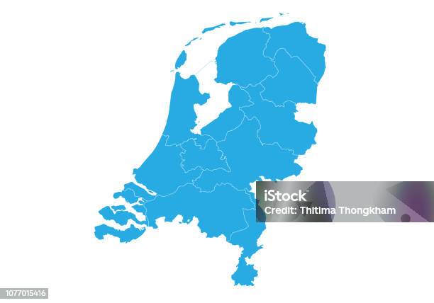 High Detailed Vector Map Stock Illustration - Download Image Now - Map, Cartography, Amsterdam