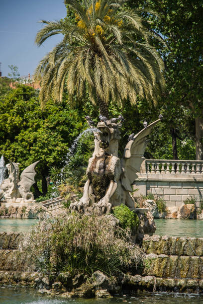 istock Fountain Cascada in Ciudadela Park, Barcelona, Spain 1077019156