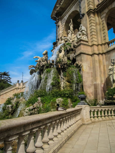 istock Fountain Cascada in Ciudadela Park, Barcelona, Spain 1077019270