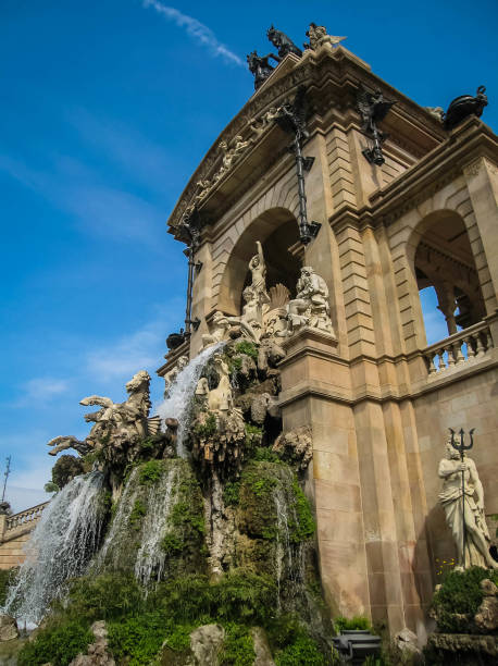 istock Fountain Cascada in Ciudadela Park, Barcelona, Spain 1077019280