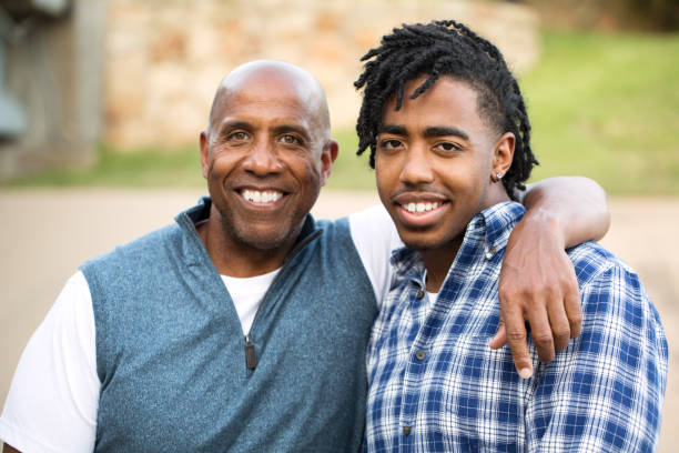 istock African American father and his son. 1077033426