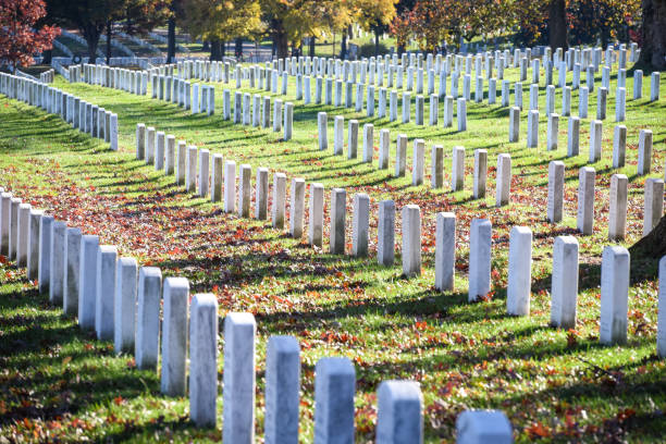 istock Arlington National Cemetery. Veterans Day 1077038654
