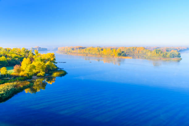 istock View on a river Dnieper in Kremenchug on autumn 1077039170