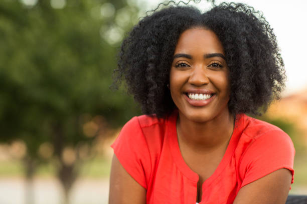 istock Happy woman laughing. 1077040516
