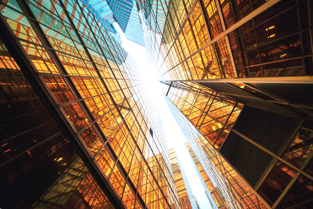 istock Architecture details Modern Building Glass facade Exterior 1077047430