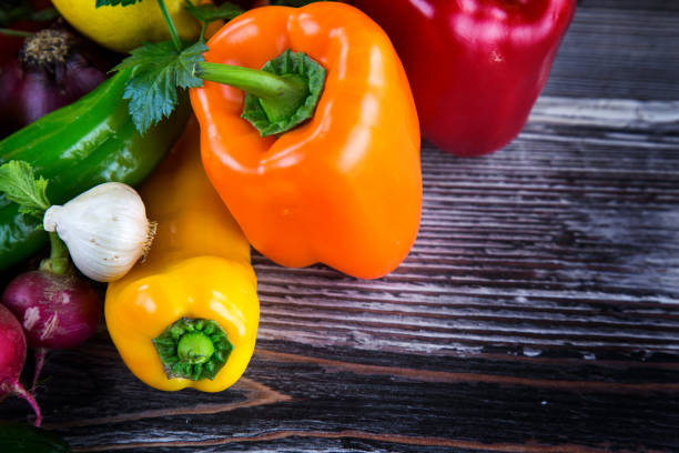 istock Healthy Fresh Mix of Raw Vegetable Composition 1077052810