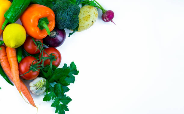 istock Healthy Fresh Mix of Raw Vegetable Composition 1077055628