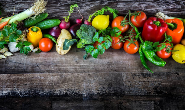 istock Healthy Fresh Mix of Raw Vegetable Composition 1077058812