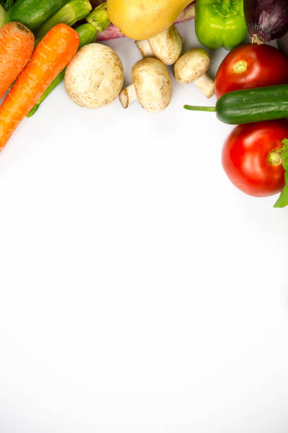 Healthy Fresh Mix of Raw Vegetable Composition Photo