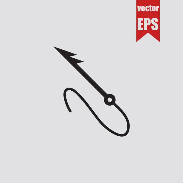 Vector illustration of Harpoon icon.Vector illustration.