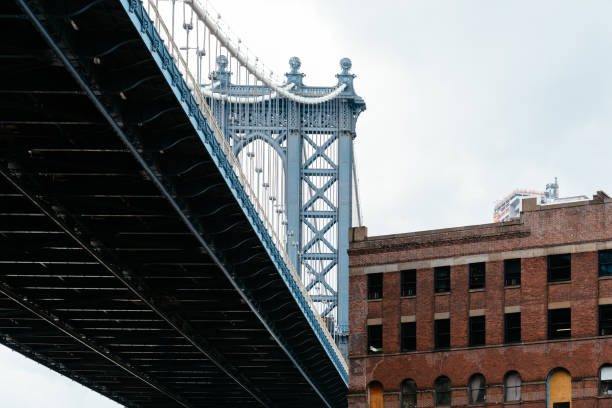 istock Manhattan Bridge from DUMBO in New York 1077067594