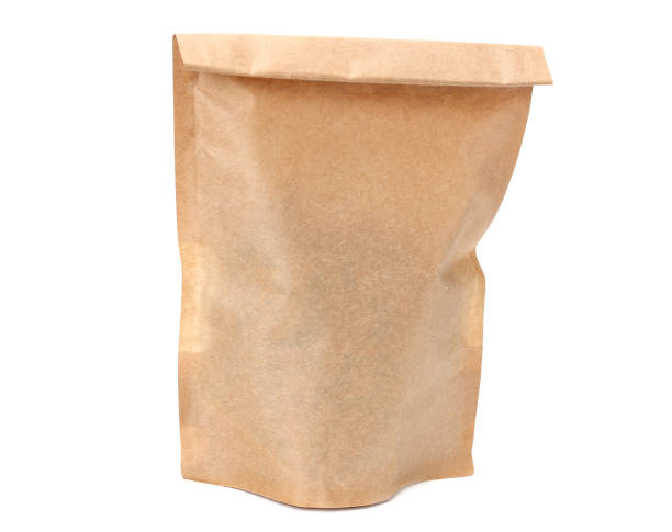 istock kraft paper bag isolated on white background 1077067852
