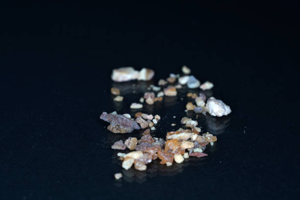 istock Fragrant harz is usually offered in its resin form 1077067894