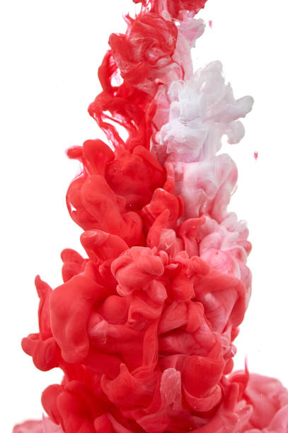 istock Ink in water. Splash paint mixing. Multicolored liquid dye. Abstract background color 1077069128