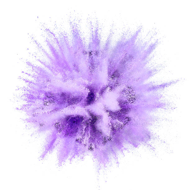 istock Colored powder explosion. Abstract closeup dust on backdrop. Colorful explode. Paint holi 1077069850