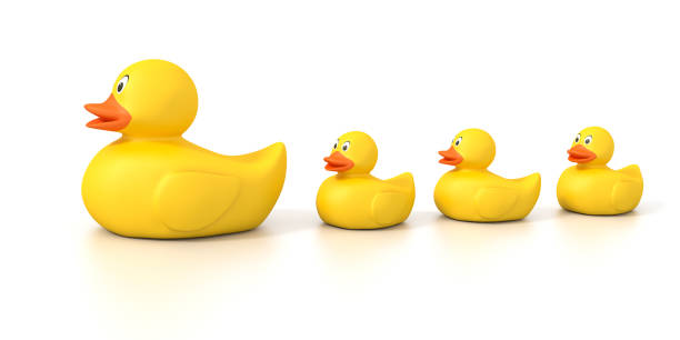 rubber duck family An image of a sweet rubber duck family duck family stock pictures, royalty-free photos & images