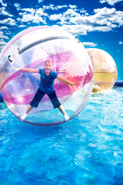 istock Girl in Aqua Ball 1077075780