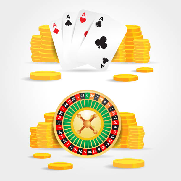 istock casino roulette money poker cards game set 1077078528