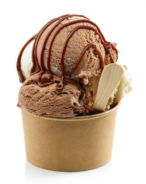 istock Ice cream balls in paper cup 1077084090