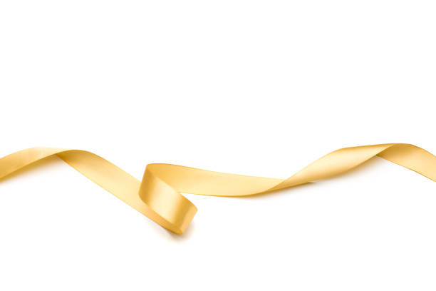 istock golden satin ribbon isolated on white background 1077086596
