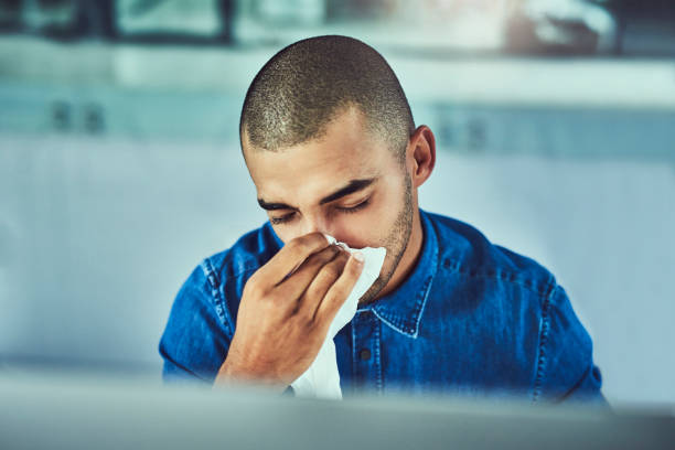 istock His sinuses are acting up again 1077089004