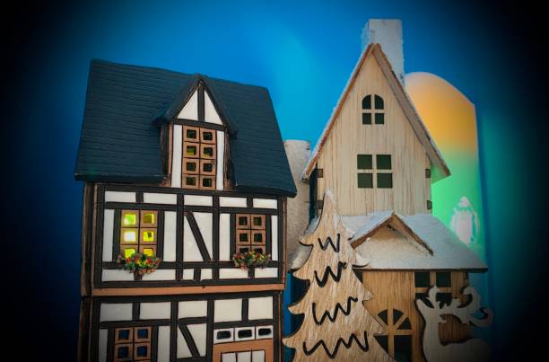 istock Christmas houses 1077089424