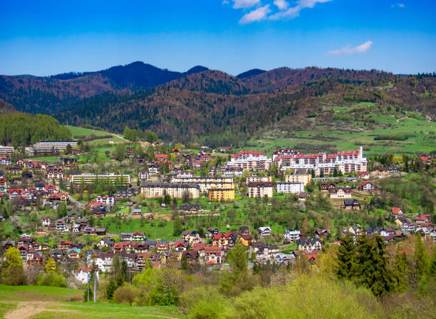 istock Resort Town Szczawnica in Spring. Poland. 1077094106