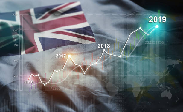 istock Growing Statistic Financial 2019 Against Tuvalu Flag 1077094318