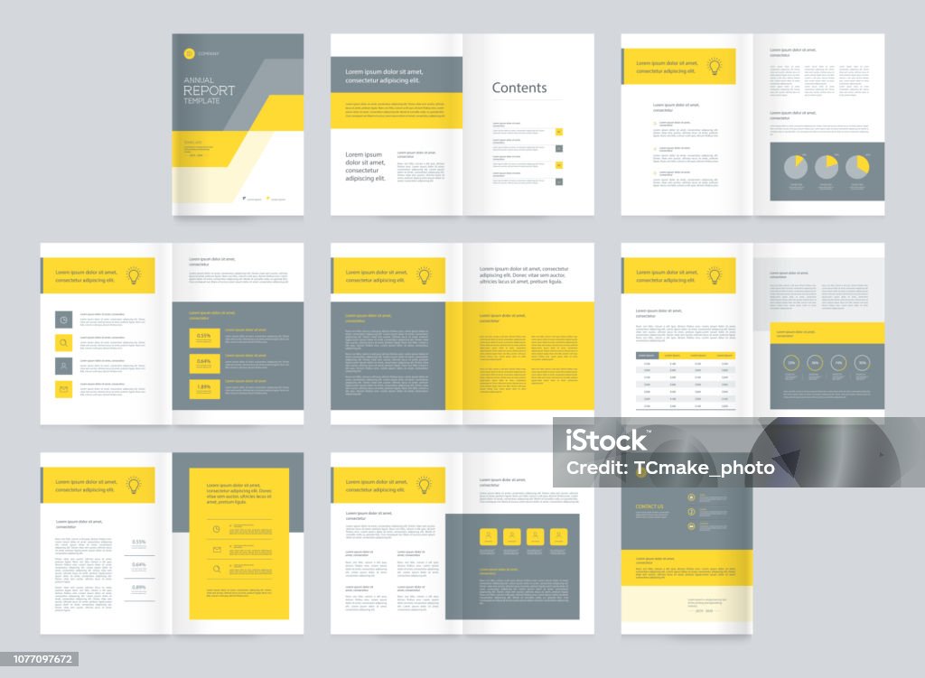 template layout design with cover page for company profile ,annual report , brochures,proposal , flyers, leaflet, magazine,book concept This file EPS 10 format. This illustration
contains a transparency and gradient. Template stock vector
