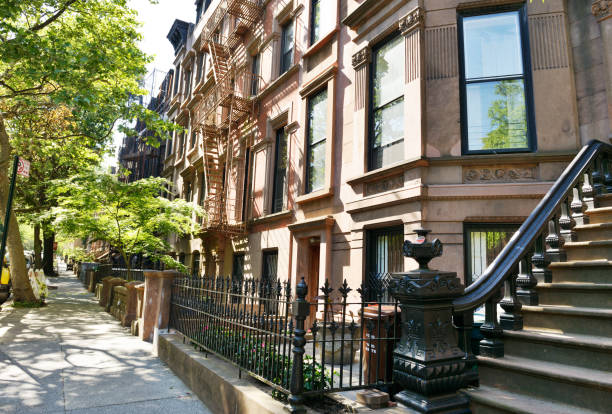 istock Brownstone, Park Slope, Brooklyn, NYC. 1077105304