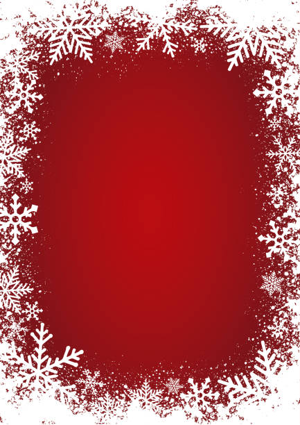 winter-bildhintergrund (schneekristall) / rot - ice crystal winter nature ice stock-grafiken, -clipart, -cartoons und -symbole