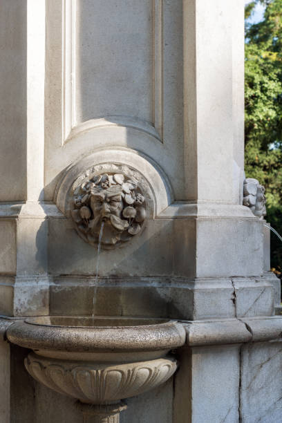 istock Fountainlet in the city park. 1077113798