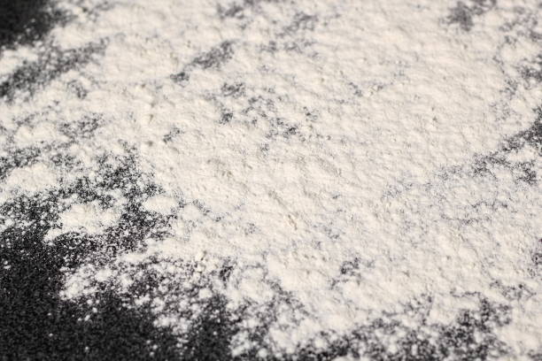 istock Floured granite slab. Making Shoofly Tart Series. 1077119606