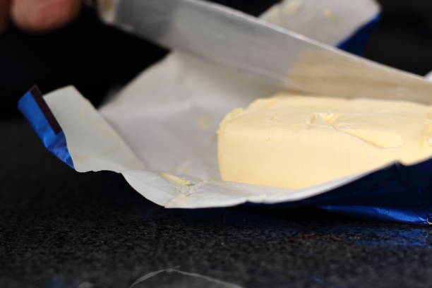 istock Dicing butter. Making Shoofly Tart Series. 1077120436