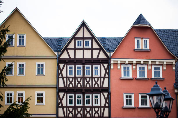 istock Vintage Old German Architecture Farm House 1077128474