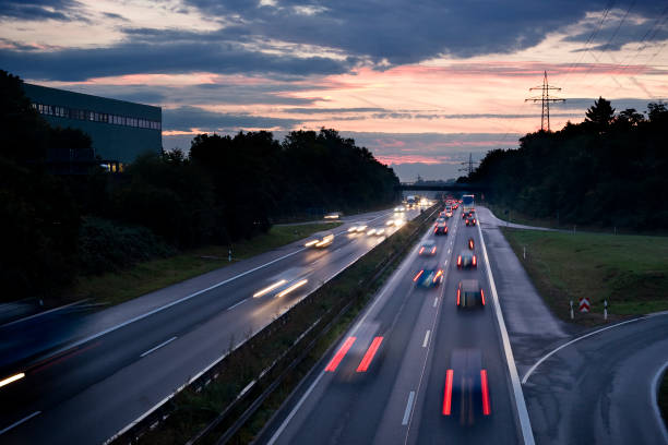 istock Traffic on motorway/Autobahn at dawn 1077132498