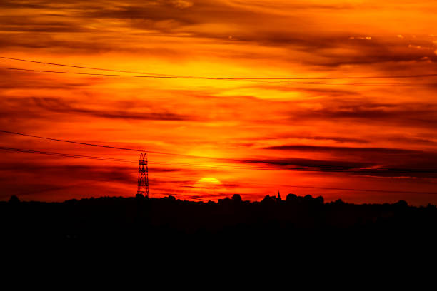 istock Beautyful sunset in Poland 1077132894