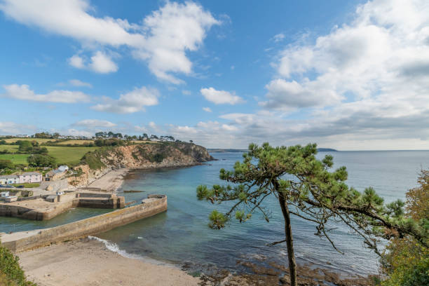 istock Views over Charlestown, St. Austell Cornwall on a sunny September day. 1077134138
