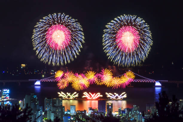 Fireworks Festival in Seoul South Korea.