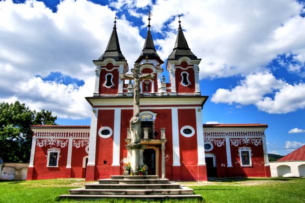 istock Baroque Calvary Complex, chapel in Presov, Slovakia 1077160672